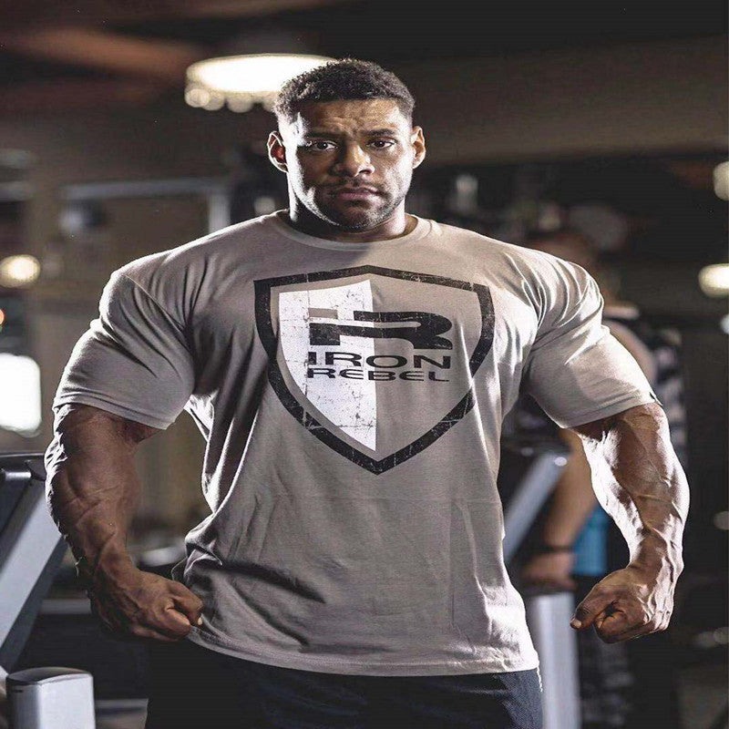 Loose Breathable Wicking Bodybuilding Powerlifting Elastic T-Shirt