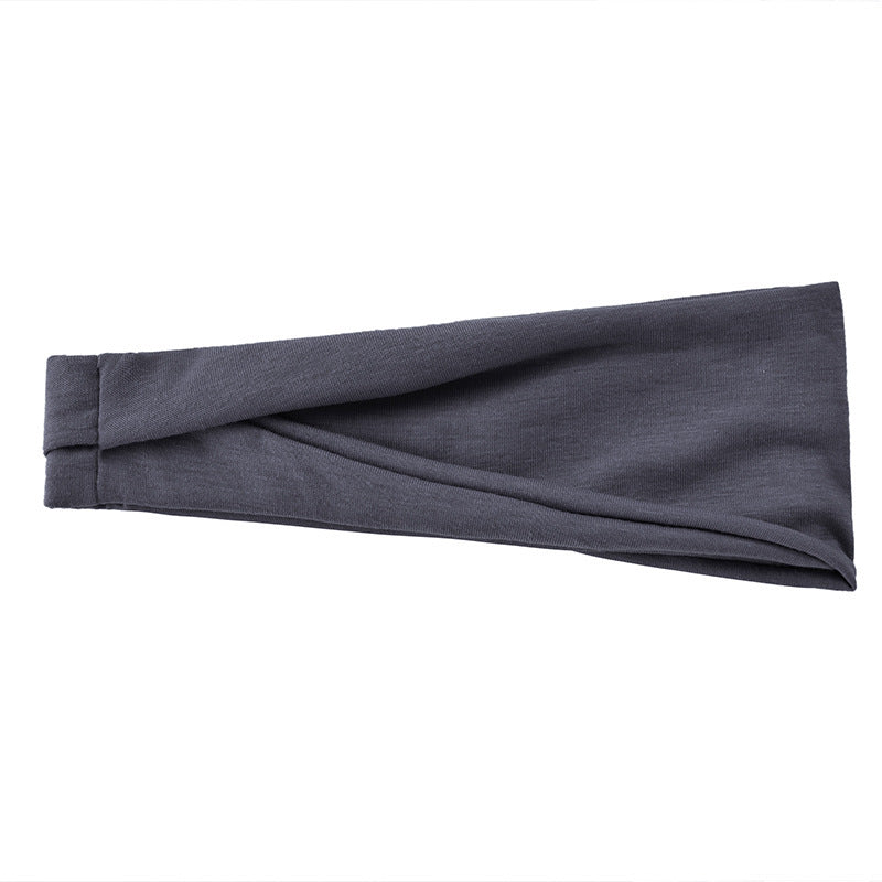 Men's And Women's Fashion Running Fitness Sweatband Elastic Hairband