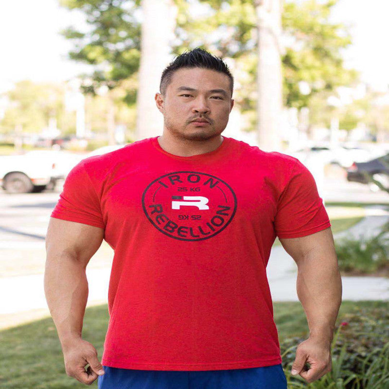 Loose Breathable Wicking Bodybuilding Powerlifting Elastic T-Shirt