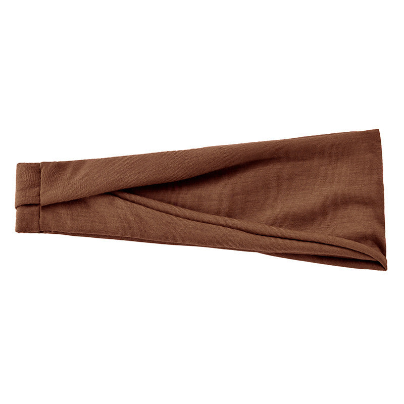 Men's And Women's Fashion Running Fitness Sweatband Elastic Hairband