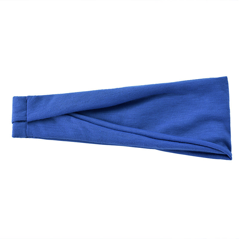 Men's And Women's Fashion Running Fitness Sweatband Elastic Hairband