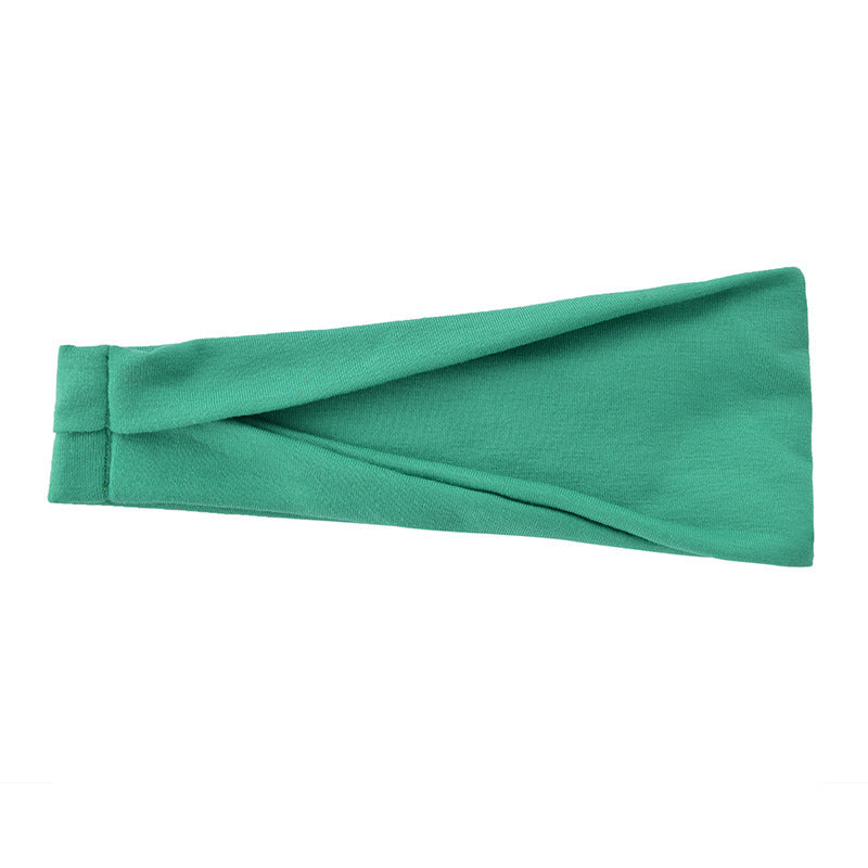 Men's And Women's Fashion Running Fitness Sweatband Elastic Hairband
