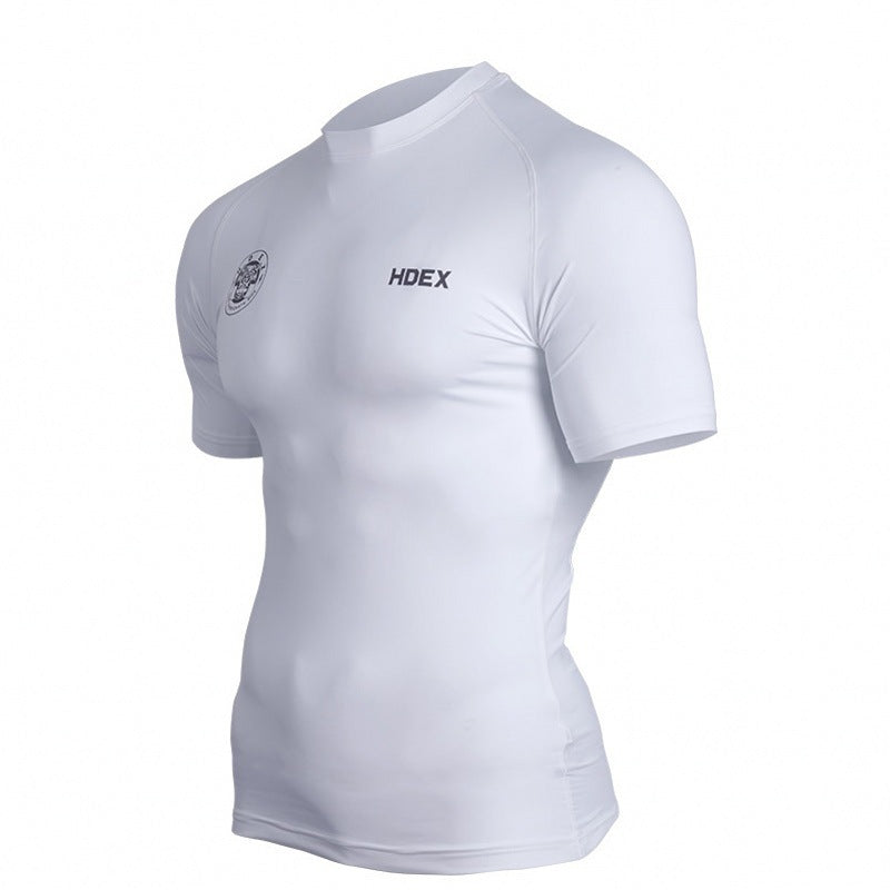 Compression Quick Drying Clothes Running Short Sleeve Top