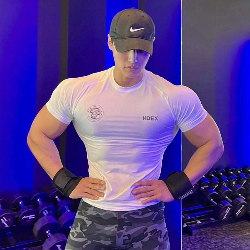 Compression Quick Drying Clothes Running Short Sleeve Top
