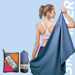 Portable Yoga Fitness Absorbent Microfiber Towel