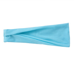 Men's And Women's Fashion Running Fitness Sweatband Elastic Hairband