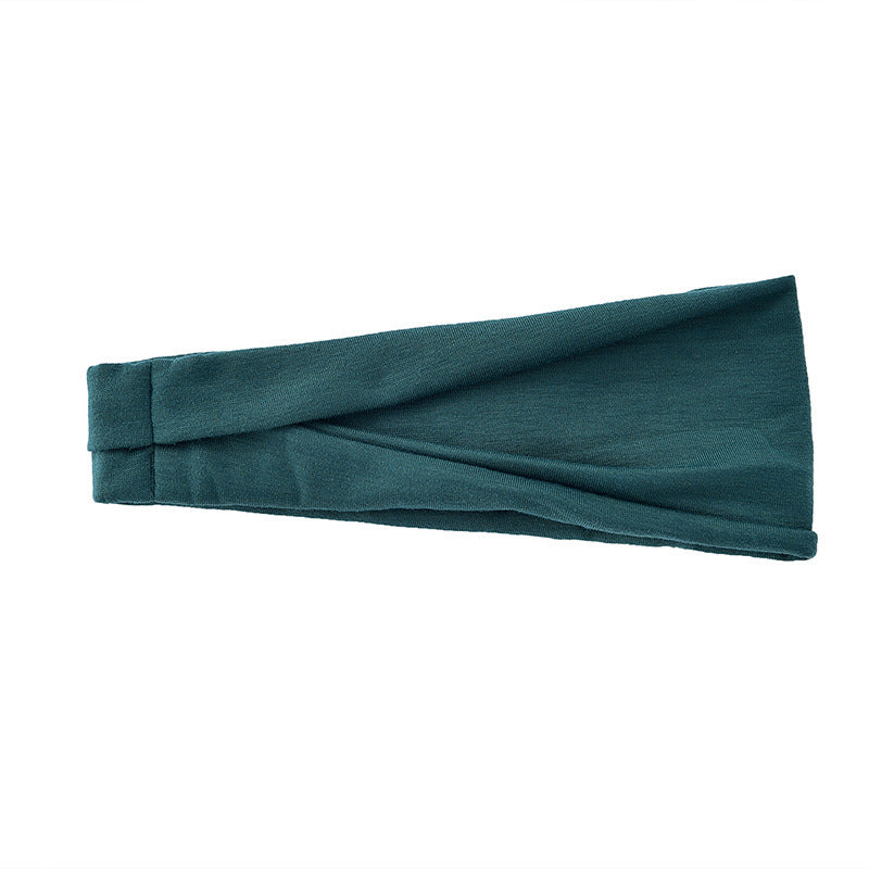 Men's And Women's Fashion Running Fitness Sweatband Elastic Hairband