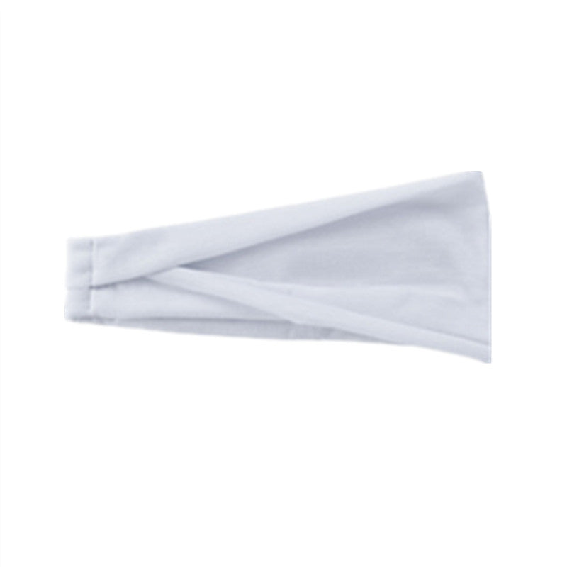 Men's And Women's Fashion Running Fitness Sweatband Elastic Hairband