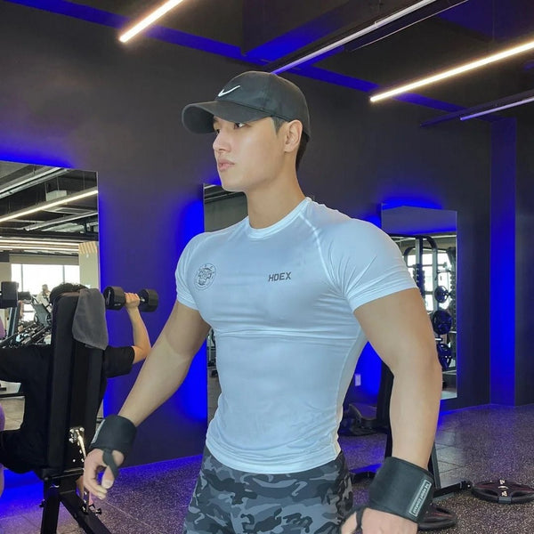 Compression Quick Drying Clothes Running Short Sleeve Top